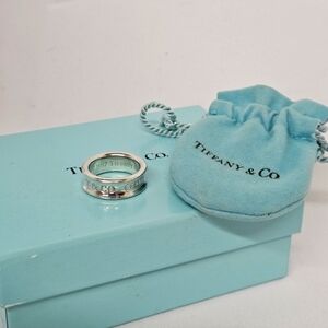 Tiffany & Co. 1837 Ring In Sterling Silver 1997 Size 5 Medium